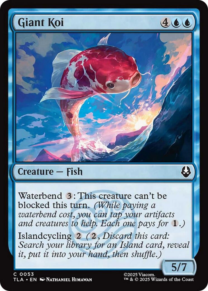 Image for Giant Koi (53) [Avatar: The Last Airbender] - Magic: The Gathering