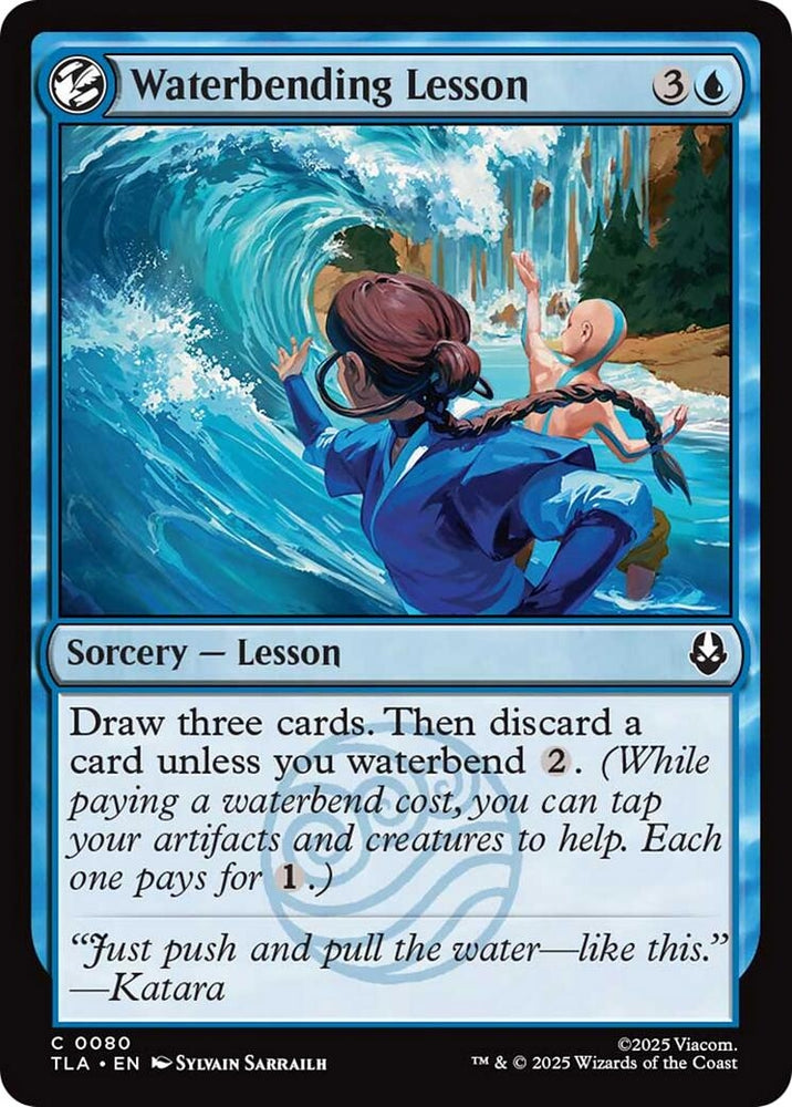 Image for Waterbending Lesson (80) [Avatar: The Last Airbender] - Magic: The Gathering