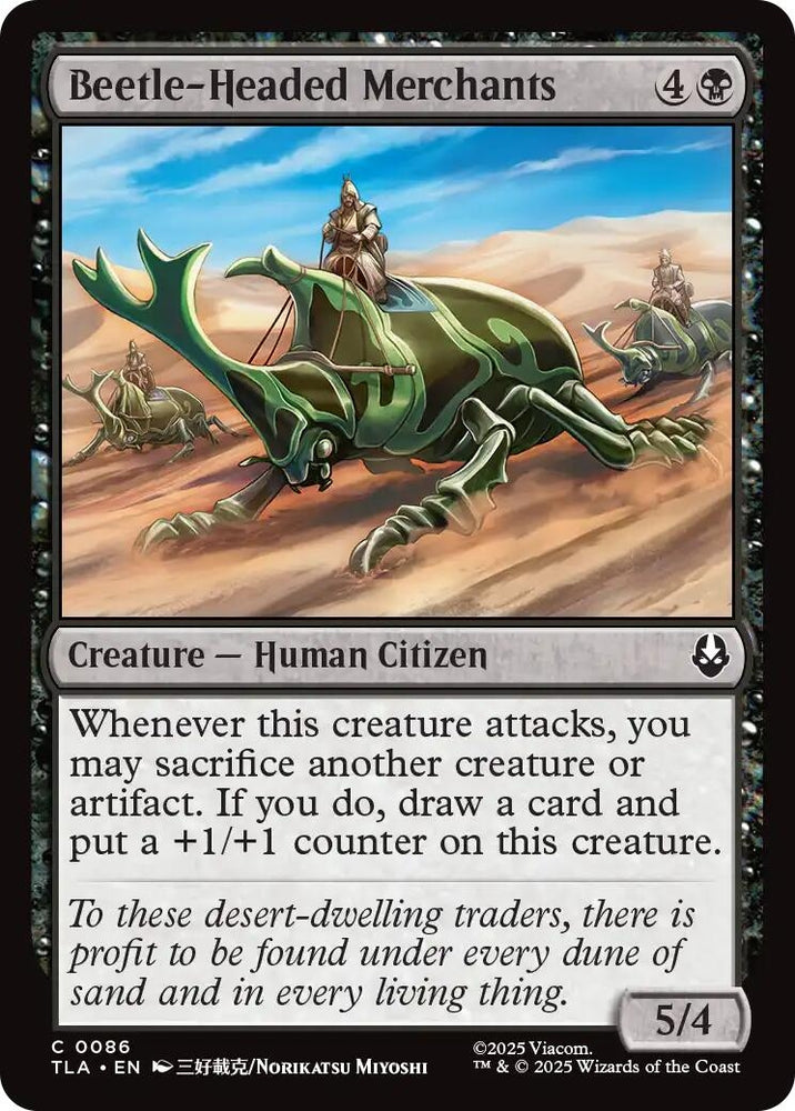 Image for Beetle-Headed Merchants (86) [Avatar: The Last Airbender] - Magic: The Gathering