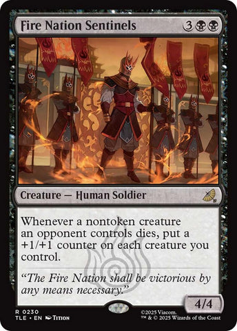 Image for Fire Nation Sentinels (230) [Avatar: The Last Airbender: Eternal-Legal] - Magic: The Gathering