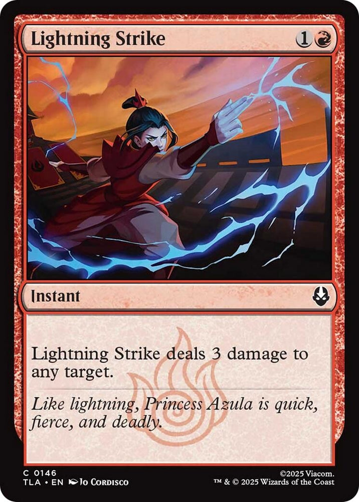 Image for Lightning Strike (146) [Avatar: The Last Airbender] - Magic: The Gathering