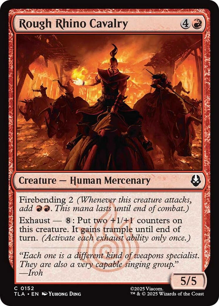 Image for Rough Rhino Cavalry (152) [Avatar: The Last Airbender] - Magic: The Gathering