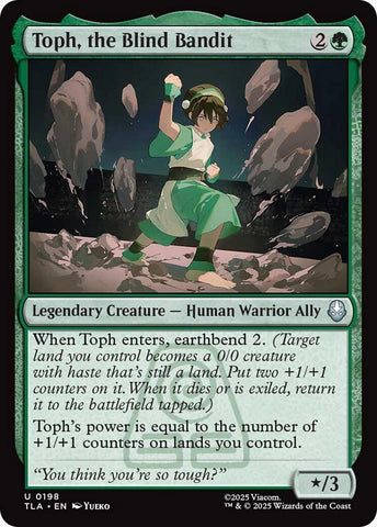 Image for Toph, the Blind Bandit (198) [Avatar: The Last Airbender] - Magic: The Gathering