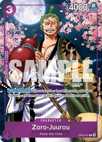 Image for Zoro-Juurou (CS 25-26 Event Pack) (OP05-067) [One Piece Promotion Cards] - One Piece Card Game