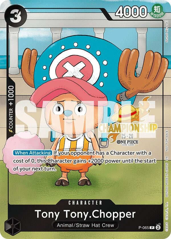 Image for Tony Tony.Chopper (CS 25-26 Event Pack) (P-065) [One Piece Promotion Cards] - One Piece Card Game