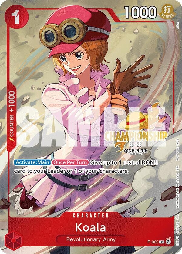 Image for Koala (CS 25-26 Event Pack) (P-069) [One Piece Promotion Cards] - One Piece Card Game