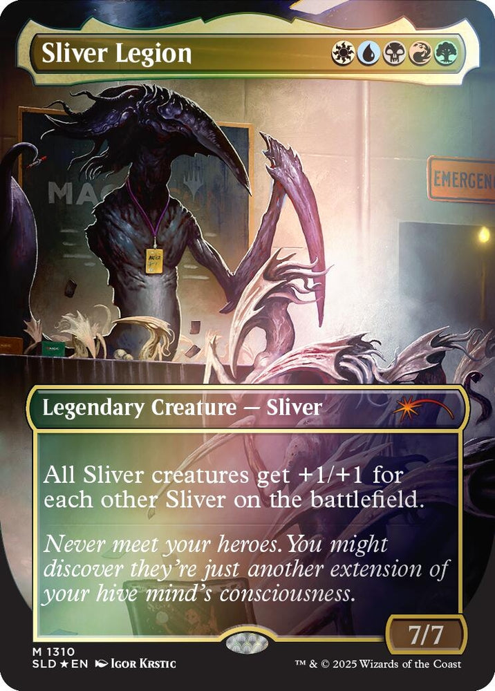 Image for Sliver Legion (1310) (Rainbow Foil) (1310) [Secret Lair Drop Series] - Magic: The Gathering