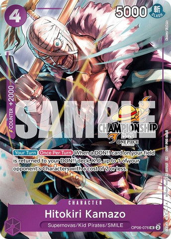 Image for Hitokiri Kamazo (CS 25-26 Celebration Pack) (OP06-076) [One Piece Promotion Cards] - One Piece Card Game