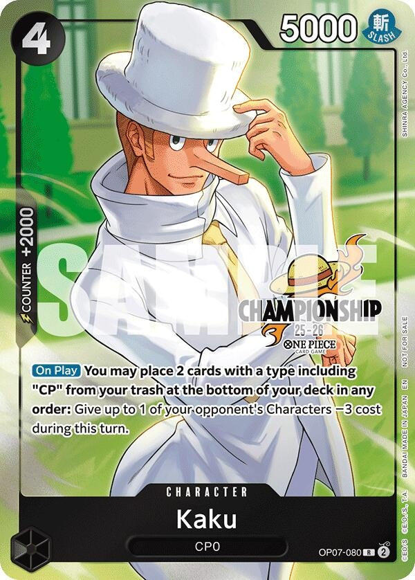 Image for Kaku (CS 25-26 Celebration Pack) (OP07-080) [One Piece Promotion Cards] - One Piece Card Game