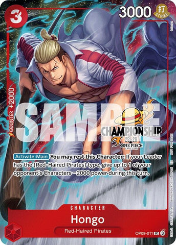 Image for Hongo (CS 25-26 Celebration Pack) (OP09-011) [One Piece Promotion Cards] - One Piece Card Game