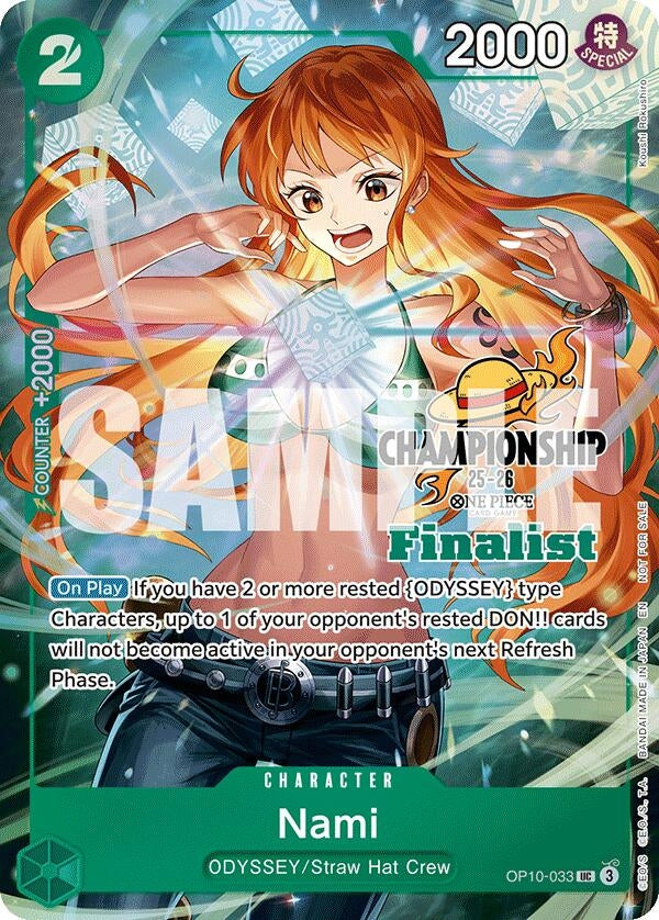 Image for Nami (CS 25-26 Finalist Card Set 1) (OP10-033) [One Piece Promotion Cards] - One Piece Card Game