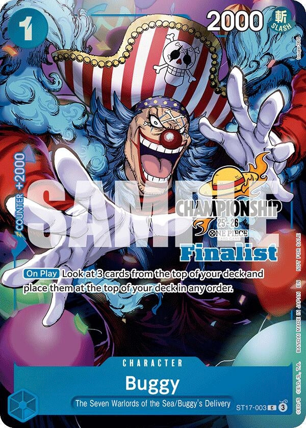 Image for Buggy (CS 25-26 Finalist Card Set 1) (ST17-003) [One Piece Promotion Cards] - One Piece Card Game