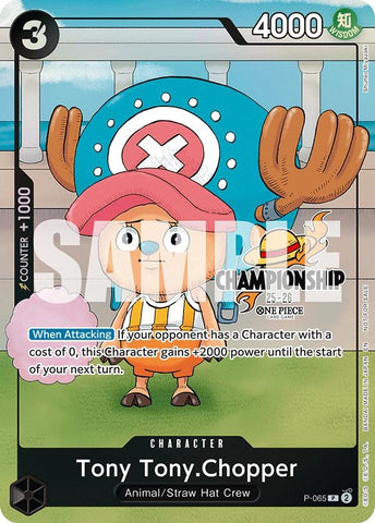 Image for Tony Tony.Chopper (CS 25-26 Event Pack Finalist Ver.) (P-065) [One Piece Promotion Cards] - One Piece Card Game
