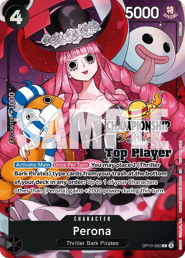 Image for Perona (CS 25-26 Top Player Pack) (OP10-092) [One Piece Promotion Cards] - One Piece Card Game