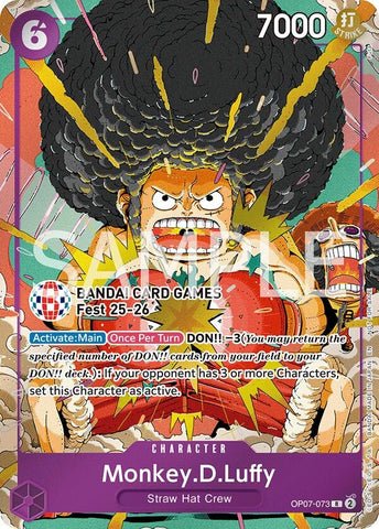Image for Monkey.D.Luffy (BANDAI Card Games Fest 25-26) (OP07-073) [One Piece Promotion Cards] - One Piece Card Game