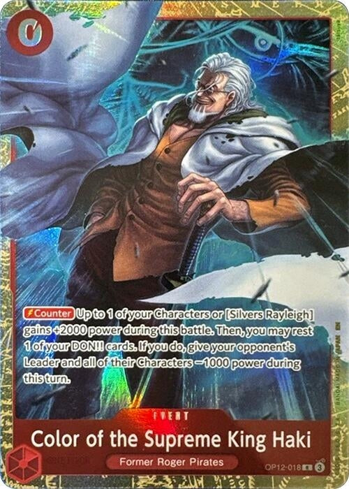 Image for Color of the Supreme King Haki (Premium Card Collection -6 assort vol.1-) (OP12-018) [One Piece Promotion Cards] - One Piece Card Game