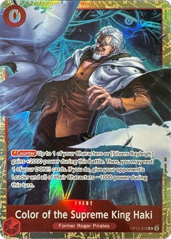 Image for Color of the Supreme King Haki (Premium Card Collection -6 assort vol.1-) (OP12-018) [One Piece Promotion Cards] - One Piece Card Game