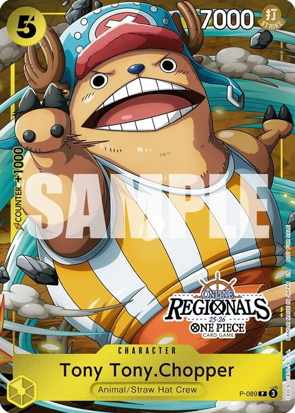 Image for Tony Tony.Chopper (Online Regional Participation Pack 2025 Vol.2) (P-089) [One Piece Promotion Cards] - One Piece Card Game