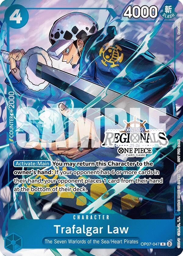 Image for Trafalgar Law (Online Regional Participation Pack 2025 Vol.2) (OP07-047) [One Piece Promotion Cards] - One Piece Card Game