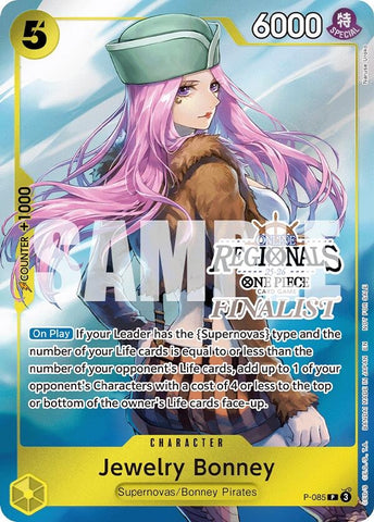 Image for Jewelry Bonney (Online Regional Finalist Card Set 2025 Vol.2) (P-085) [One Piece Promotion Cards] - One Piece Card Game