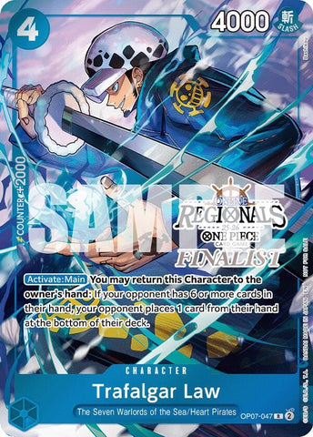 Image for Trafalgar Law (Online Regional Finalist Card Set 2025 Vol.2) (OP07-047) [One Piece Promotion Cards] - One Piece Card Game