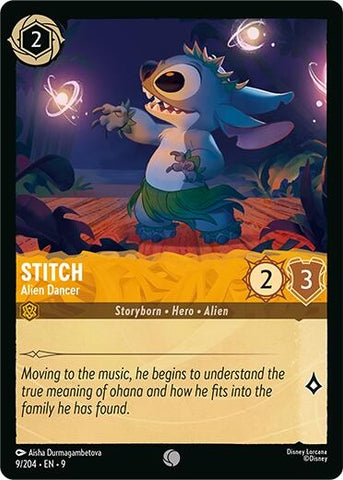 Image for Stitch - Alien Dancer (9/204) (Fabled) - Disney Lorcana