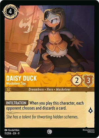 Image for Daisy Duck - Musketeer Spy (11/204) (Fabled) - Disney Lorcana
