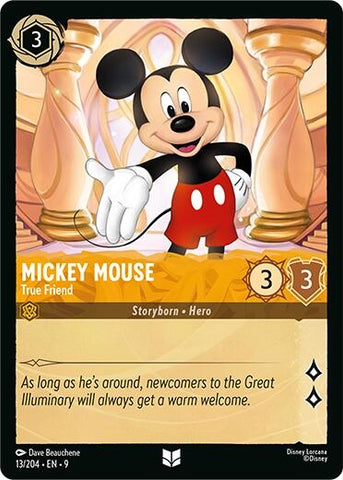 Image for Mickey Mouse - True Friend (13/204) (Fabled) - Disney Lorcana
