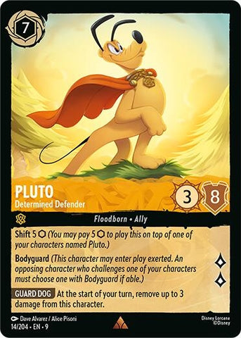 Image for Pluto - Determined Defender (14/204) (Fabled) - Disney Lorcana