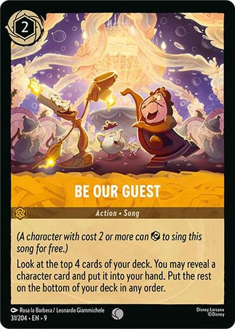 Image for Be Our Guest (31/204) (Fabled) - Disney Lorcana