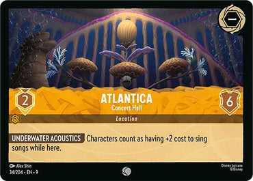 Image for Atlantica - Concert Hall (34/204) (Fabled) - Disney Lorcana