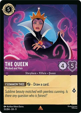 Image for The Queen - Wicked and Vain (35/204) (Fabled) - Disney Lorcana