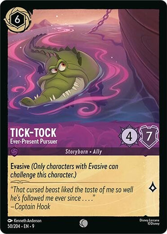 Image for Tick-Tock - Ever-Present Pursuer (50/204) (Fabled) - Disney Lorcana