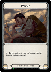Inertia // Ponder [LGS127 // LGS128] (Promo) Cold Foil