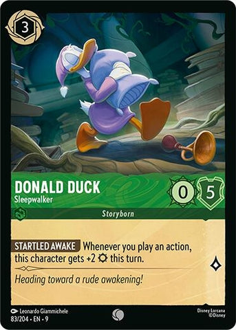 Image for Donald Duck - Sleepwalker (83/204) (Fabled) - Disney Lorcana