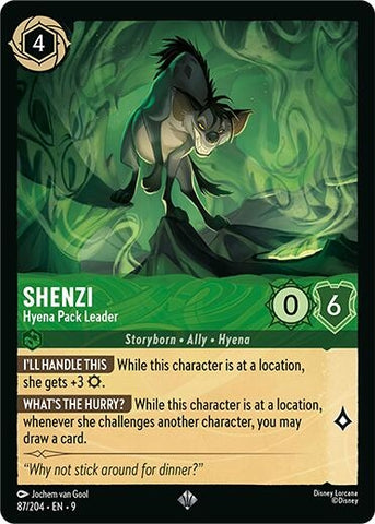 Image for Shenzi - Hyena Pack Leader (87/204) (Fabled) - Disney Lorcana
