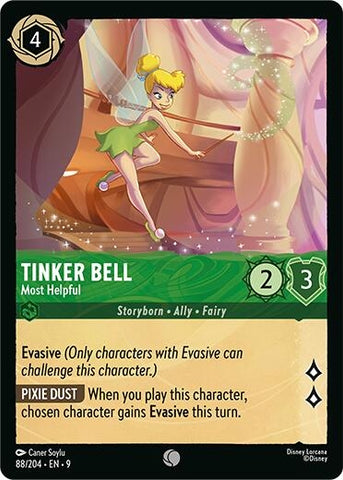 Image for Tinker Bell - Most Helpful (88/204) (Fabled) - Disney Lorcana