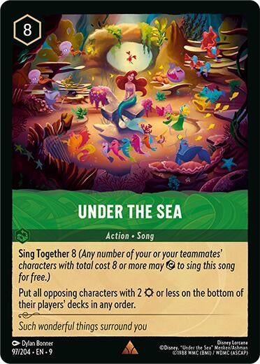 Image for Under the Sea (97/204) (Fabled) - Disney Lorcana