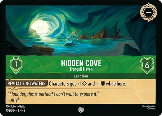 Image for Hidden Cove - Tranquil Haven (102/204) (Fabled) - Disney Lorcana