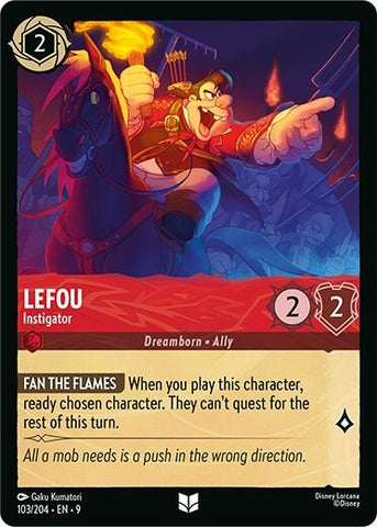 Image for LeFou - Instigator (103/204) (Fabled) - Disney Lorcana