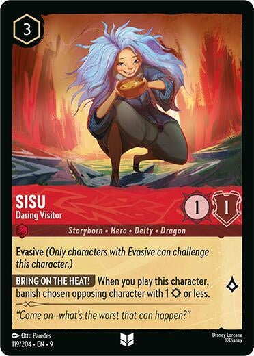 Image for Sisu - Daring Visitor (119/204) (Fabled) - Disney Lorcana