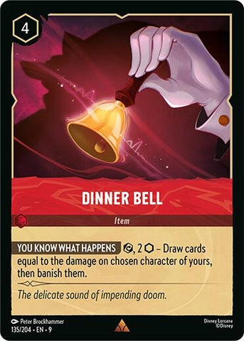 Image for Dinner Bell (135/204) (Fabled) - Disney Lorcana