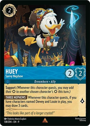 Image for Huey - Savvy Nephew (138/204) (Fabled) - Disney Lorcana