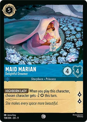 Image for Maid Marian - Delightful Dreamer (158/204) (Fabled) - Disney Lorcana