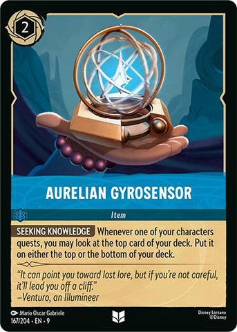 Image for Aurelian Gyrosensor (167/204) (Fabled) - Disney Lorcana