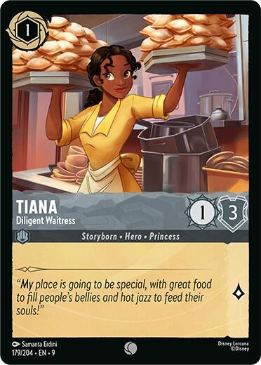 Image for Tiana - Diligent Waitress (179/204) (Fabled) - Disney Lorcana