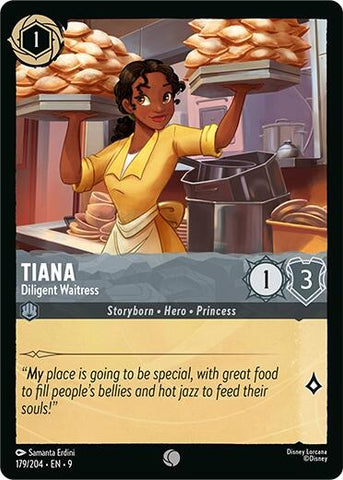 Image for Tiana - Diligent Waitress (179/204) (Fabled) - Disney Lorcana