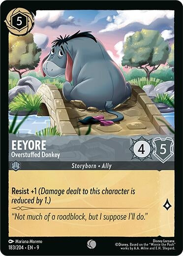 Image for Eeyore - Overstuffed Donkey (183/204) (Fabled) - Disney Lorcana