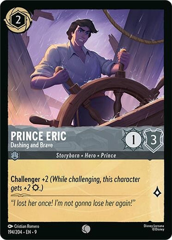 Image for Prince Eric - Dashing and Brave (194/204) (Fabled) - Disney Lorcana