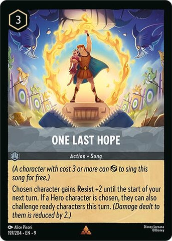 Image for One Last Hope (197/204) (Fabled) - Disney Lorcana
